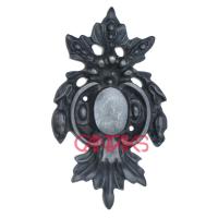 Orta Süs Aksesuarı,170x95 mm - Pirinç Vintage, Otantik ve Antik Stil Tasarım Dekoratif Akseuar Süsü